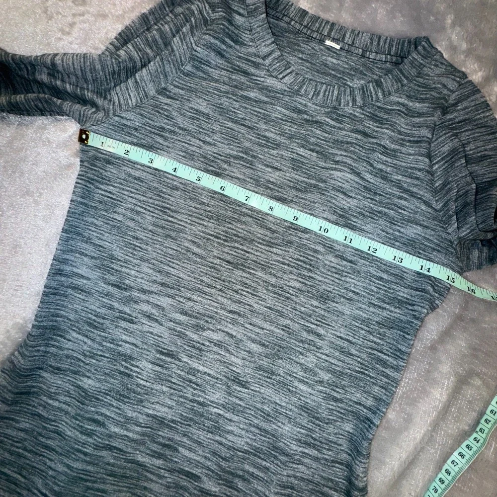 Lululemon Dress Womens 4 & Go Where To Long Sleeve Heather‎ Teal Green Stretch